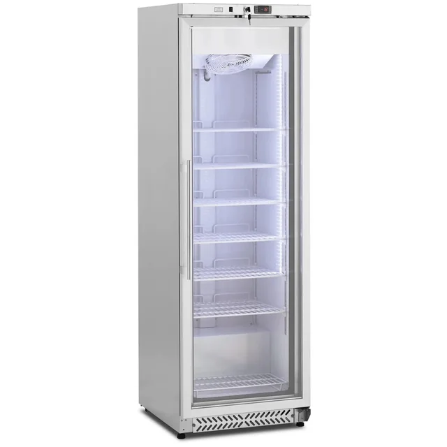 Glass freezer cabinet, 380L 7 shelves | RCLK-F380G