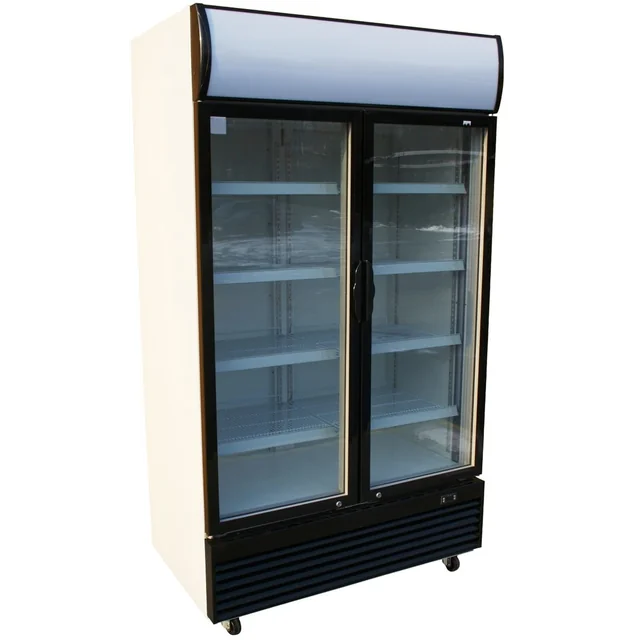 Glass refrigerated cabinet RQ1000HS | swing door | 1000 l