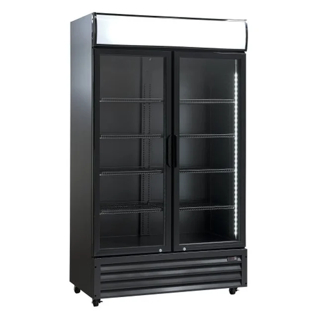 Glass refrigerated cabinet RQ1300H | 2-drzwiowa | swing door | 880 l Resto Quality