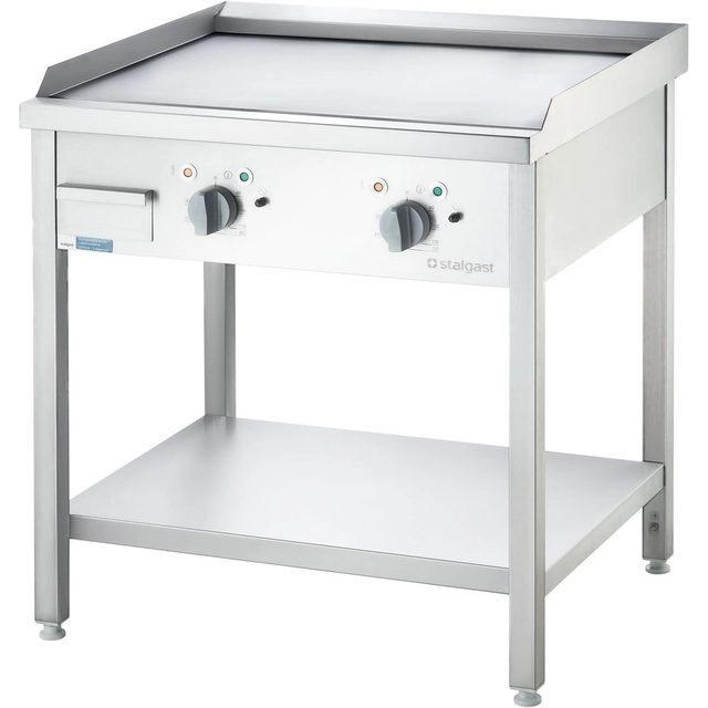 Glat elektrisk grillplade 800 Stalgast 979311