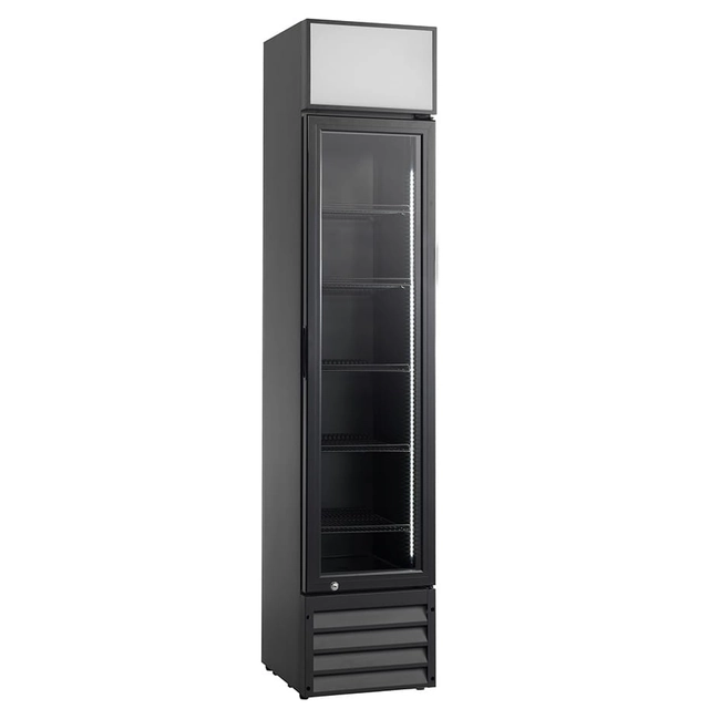 Glazed cooling cabinet SD217BE | 160l (RQ216-BLACK)