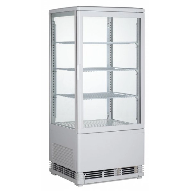 Glazed refrigerated display case with a capacity of 78L 3 INVEST HORECA SHELVES RT-78L RT-78L