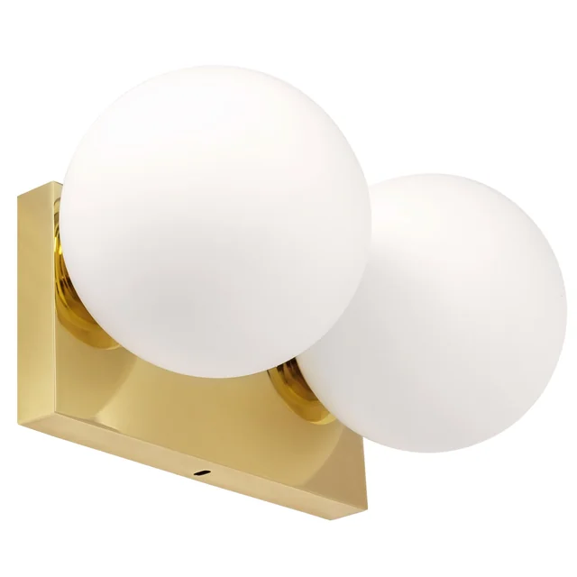 Glazen Bol Wandlamp APP1010-2W Goud