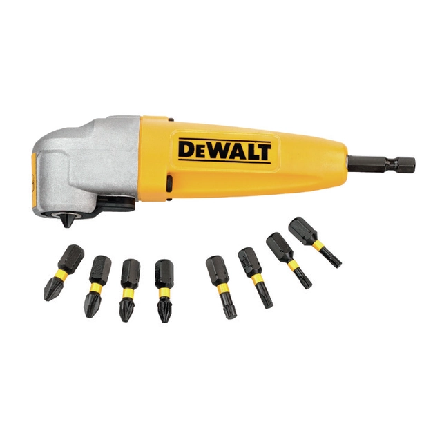 Ъглов държач 90 градуса Dewalt + свредла и винтове DT71517T