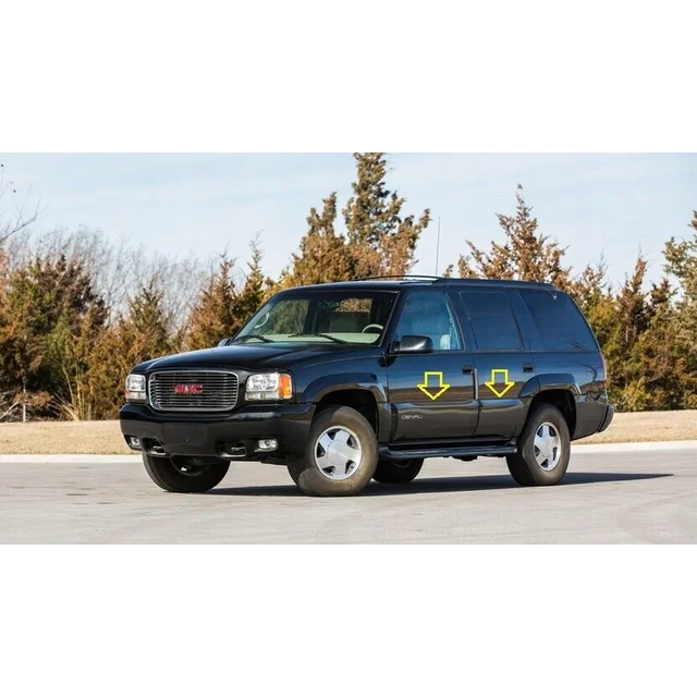 GMC Yukon 1992-1999 – Chrom-Seitenleisten, verchromte Türen