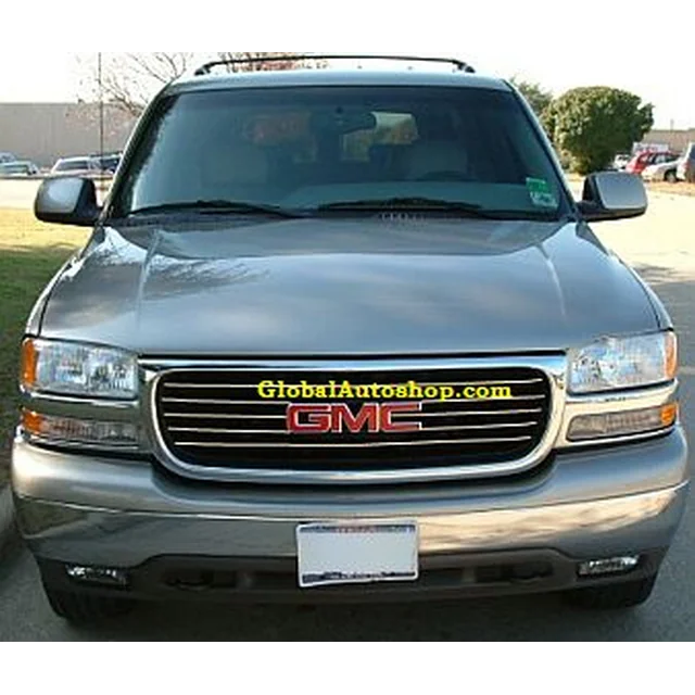 GMC Yukon - Chrome Strips Grill Chrome Dummy Bumper Tuning