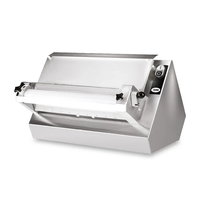 GMG - Laminadora de masa Ø 40cm para pizza redonda y cuadrada - Espesor de masa regulable - Peso de masa variable 80-500 g.