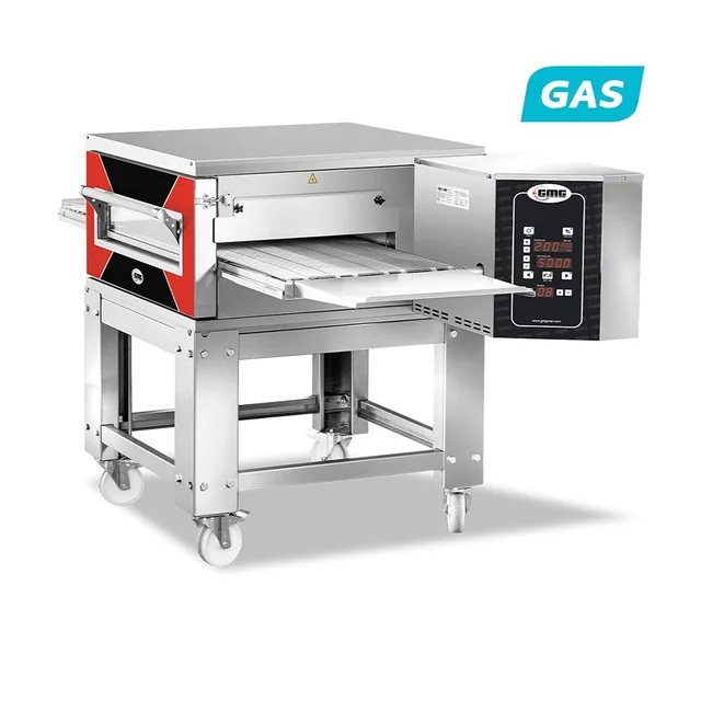 GMG - Tunneloven - bandbreedte 455mm - elektronische besturing - aardgasaanvoer - verbruik, 0,65m3/h