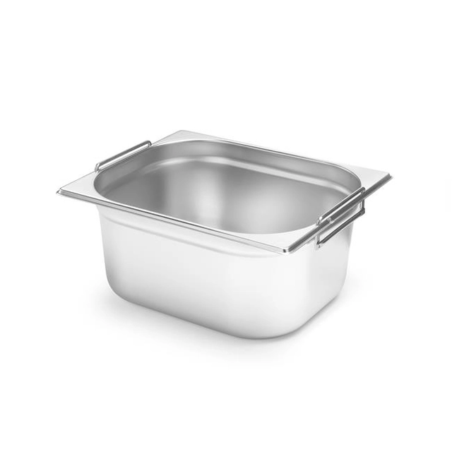 GN container 1/2 with retractable handles – 325x265 mm 12,5L