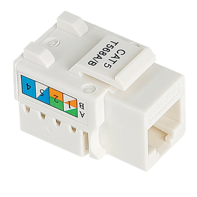 Gniazdo Keystone LAN Cat 5 dla RJ45- DLX