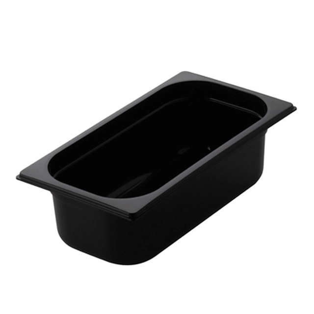 GNPC - 1/1-100 GN catering container made of black polycarbonate