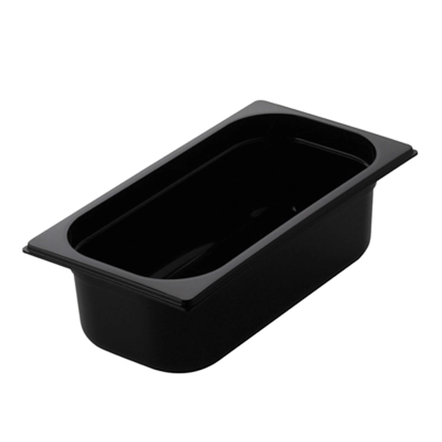 GNPC - 1/2-100 GN catering container made of black polycarbonate