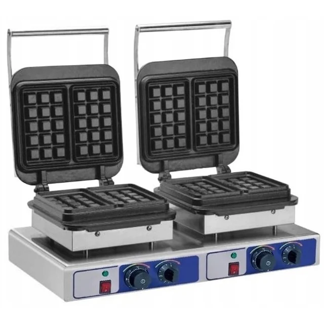 Gofrera catering doble 2x1750W FROST G200202 5905440403259
