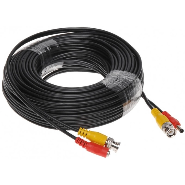 Gofrēts kabelis 10m BNC+DC, barošanas avots un video signāls 201801013080