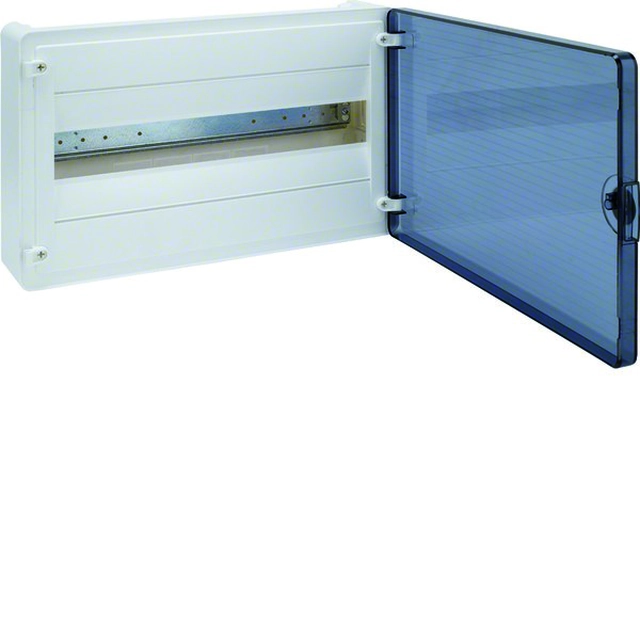 Golf surface-mounted switchgear IP40, transparent door,18 modular