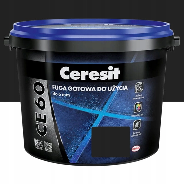 Готова за употреба фугираща смес Ceresit CE-60 графит 2kg