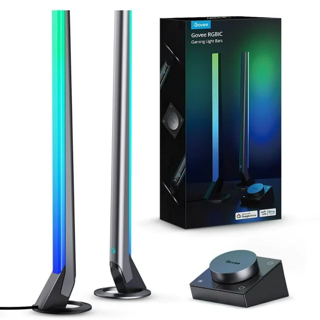 Govee RGBIC Wi-Fi Gaming Light Bars with Smart Controller