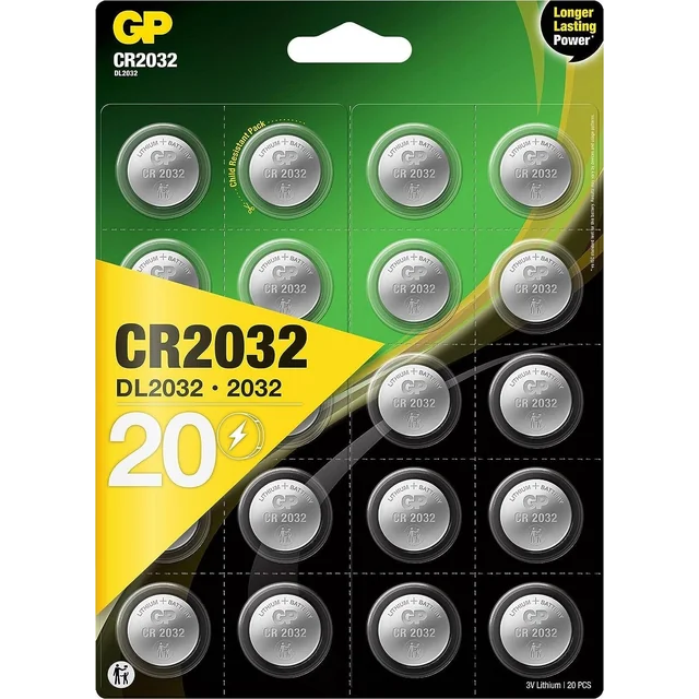 GP Bateria CR2032 20 szt.