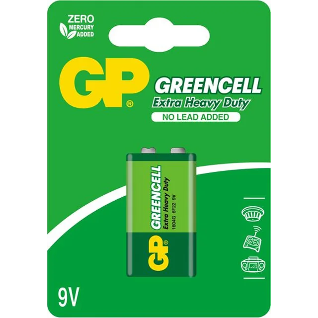 GP Batteri 9V Blok 1 stk.