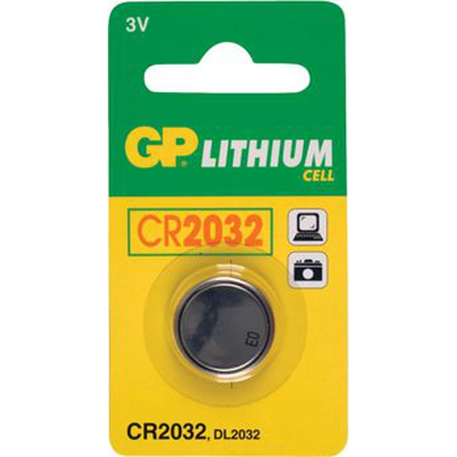 GP Battery Cell CR2032 1 vnt.