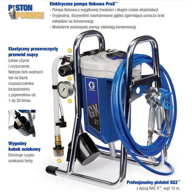 Graco GX paint sprayer 21