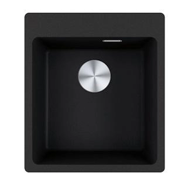 Гранитна мивка Franke Maris, MRG 610-39 A, черен мат, ексцентричен вентил