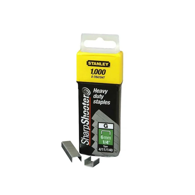 Grapas Stanley tipo G (1-TRA706T), 10 mm, 3/8, 1000 pc