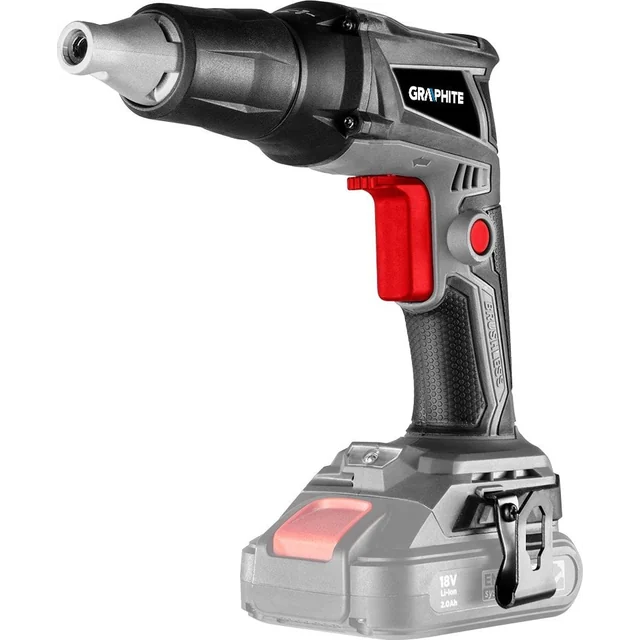 Graphite Brushless Cordless Drywall Screwdriver Energy+ 18V Li-lon, 0-4400 min-1, handle 1/4",