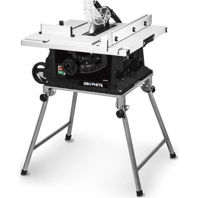 Graphite circular saw TABLE SAW 1600W, 254/30 MM, FOLDABLE TABLE