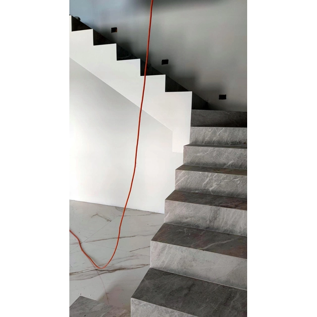 GRAPHITE tiles for stairs, 100x30 under marble