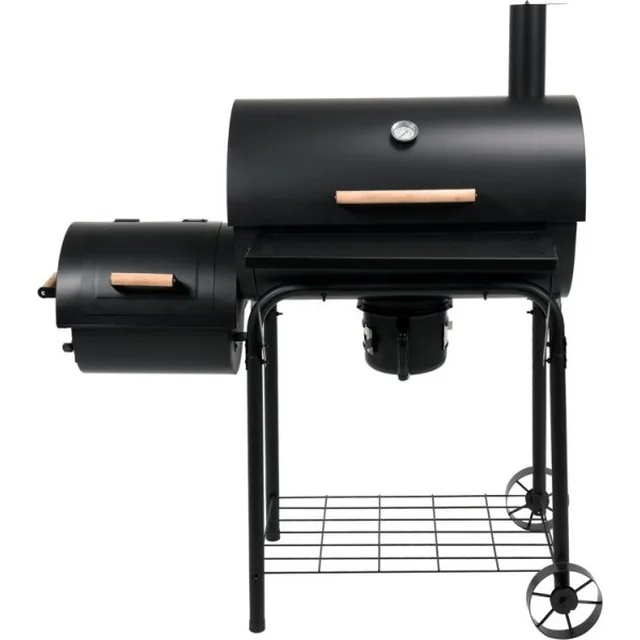 GRĂTAR DE CARBUNE CU MĂNĂRĂ XXL SMOKER 64X37 LUND 99587 99587