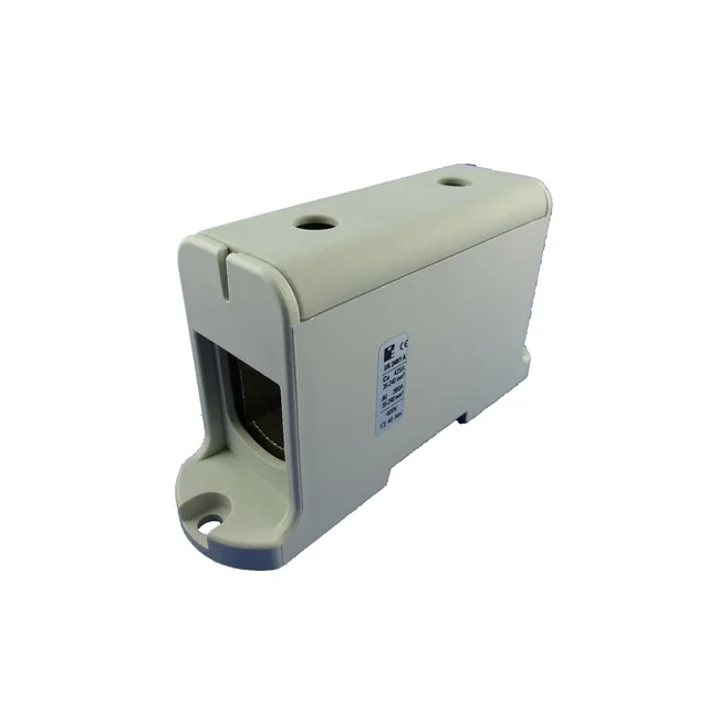 Gray connection terminal clamp Cu-Al 240mm² mounting on DIN rail 35mm 380A (Al) 425A ( Cu)