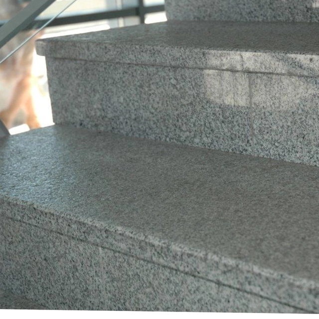 Gray granite tread - polished 33x120x2 - sale for full packages