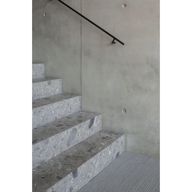 Gray staircase tiles CONCRETE terrazzo 120x30 GRAY GRAPHITE terrazzo NEW