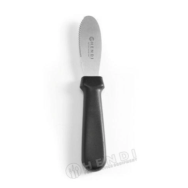 Greasing knife - serrated