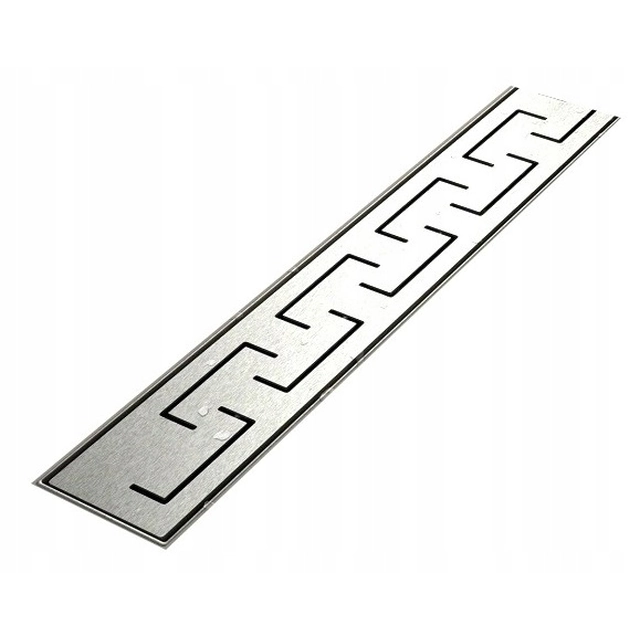 GREEK LINEAR DRAIN 52mm COMPLETE POLISH 100 cm