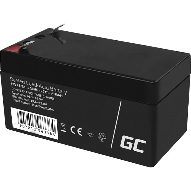 Green-Cell-Batterie 12V/1.3Ah (AGM41)