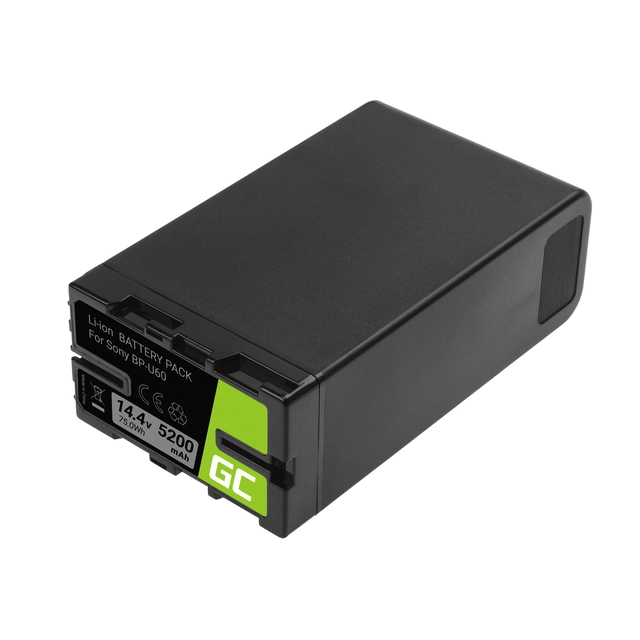 Green Cell Battery BP-U90 BP-U60 BP-U30 for Sony 5200mAh 75Wh 14.4