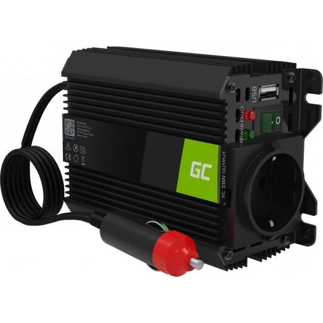 Green Cell PRO pārveidotājs 12V uz 230V 150W/300W