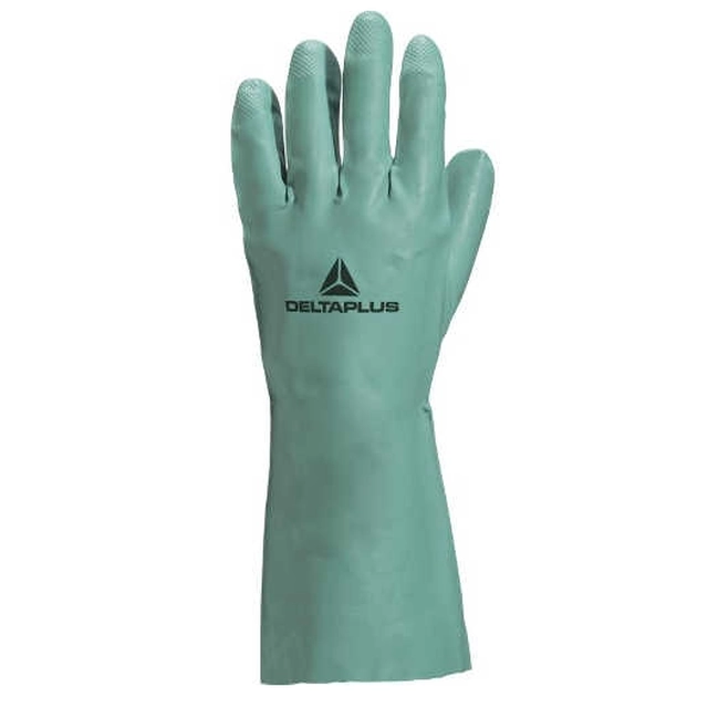 Green nitrile gloves DELTA PLUS VE802VE09