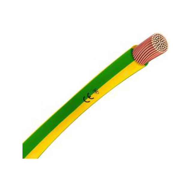 Green-yellow grounding cable 16mm2 stranded