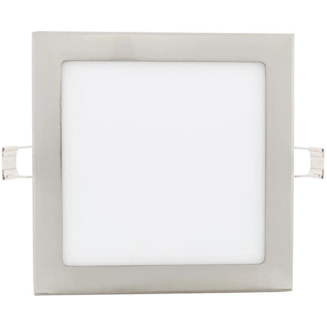 Greenlux Dimbar krom inbyggd LED-panel 225x225mm 18W dag vit + 1x dimbar källa