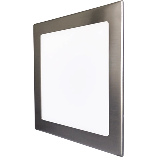 Greenlux GXDW081 Matt chrome built-in LED panel 175x175mm 12W warm white