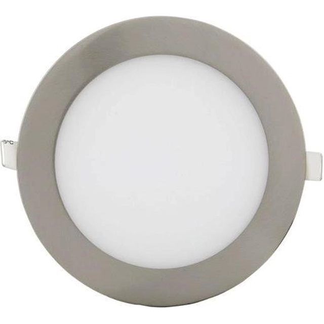 Greenlux GXDW209 Ενσωματωμένο πάνελ LED ματ χρωμίου 90mm 3W ζεστό λευκό