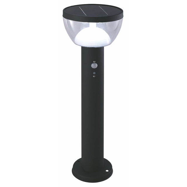 Greenlux GXSO011 LED post larix solar PIR 50 dagwit met sensor