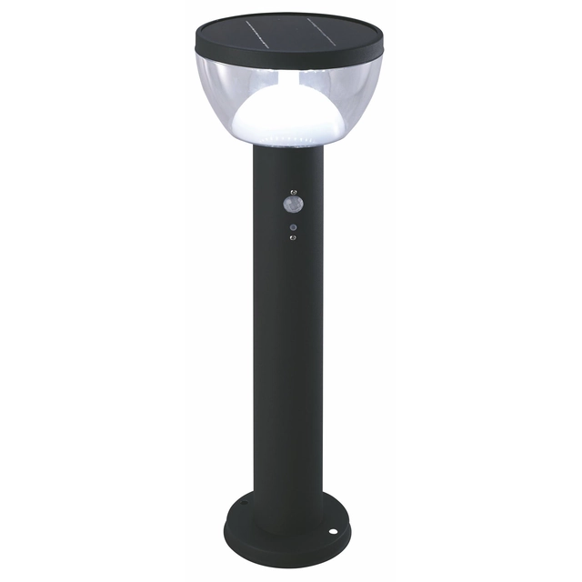 Greenlux GXSO012 LED post larix solar PIR 80 dag hvid med sensor