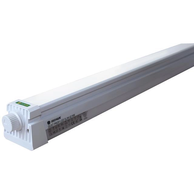 Greenlux GXWP371 LED cuerpo a prueba de polvo 120cm 36W día polvo blanco profi slim