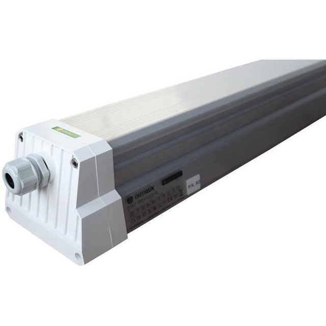 Greenlux GXWP392 LED corpo antipolvere 150cm 70W day white dust profi con modulo emergenza