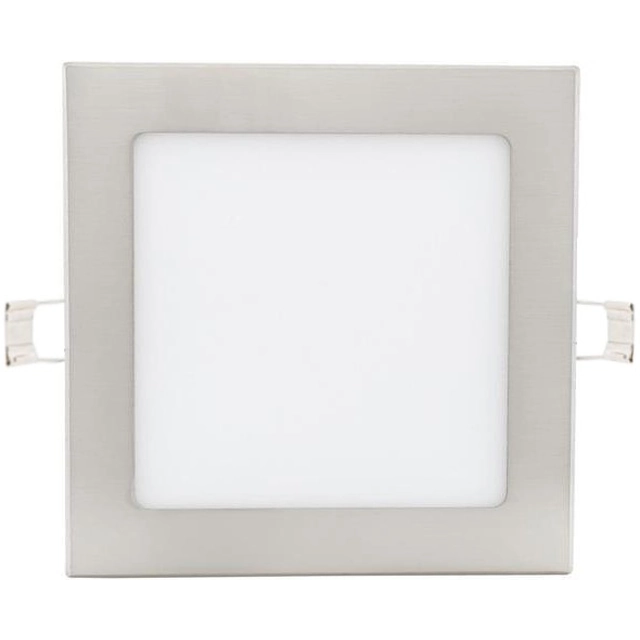 Greenlux Ugrađeni kromirani LED panel s prigušivanjem 175x175mm 12W topla bijela + 1x izvor prigušivanja