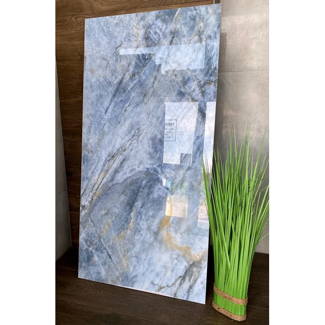 Gres lucido 120x60 HIGH GLOSS grigio/blu